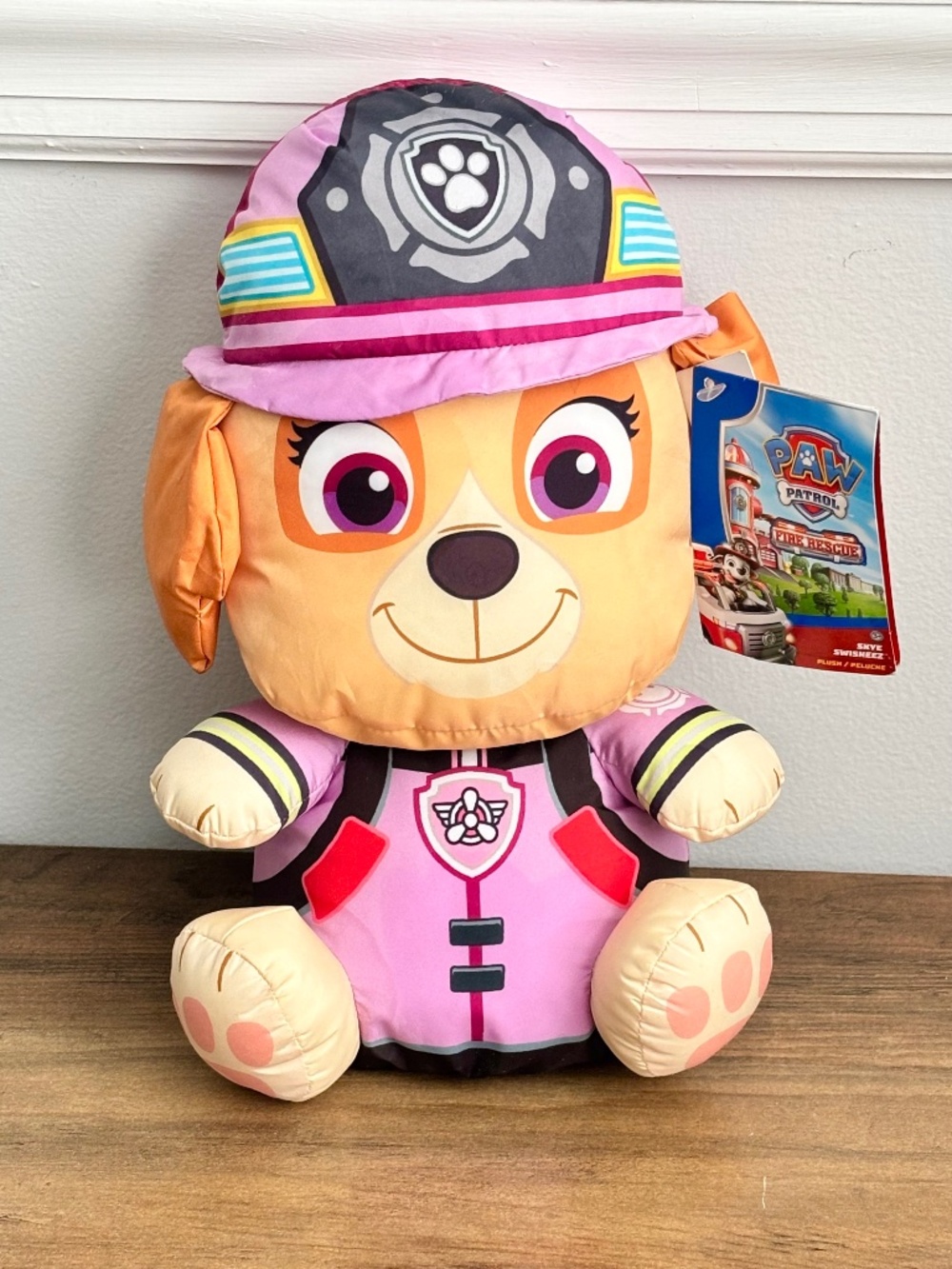 NWT Nickelodeon Paw Patrol Skye Swisheez Plush Fire Rescue Stuffed Animal Toy